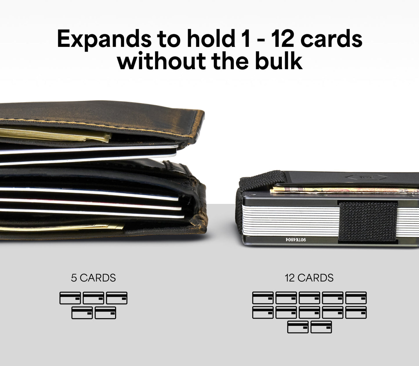 Ridge Wallet - Burnt Titanium