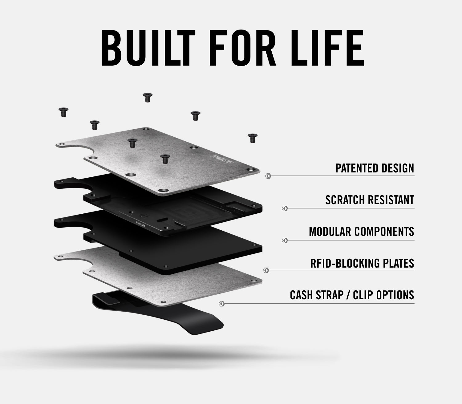 Ridge Wallet - New York Jets - Carbon Fiber 3k