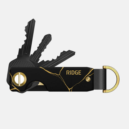 Ridge KeyCase - Kintsugi - Black
