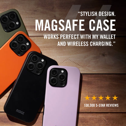 Ridge Phone Case - Matte Black - iPhone 16 Plus